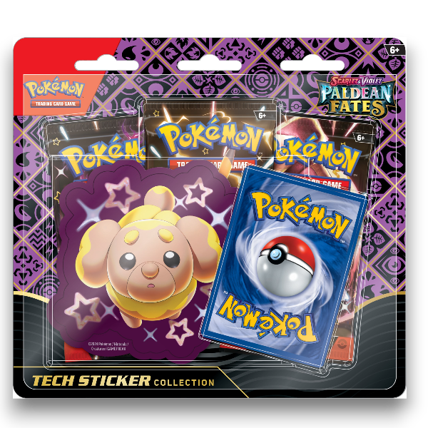 Pokémon TCG: Scarlet & Violet 4.5 Paldean Fates Tech Sticker Collection - Fidough