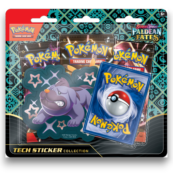 Pokémon TCG: Scarlet & Violet 4.5 Paldean Fates Tech Sticker Collection - Maschiff