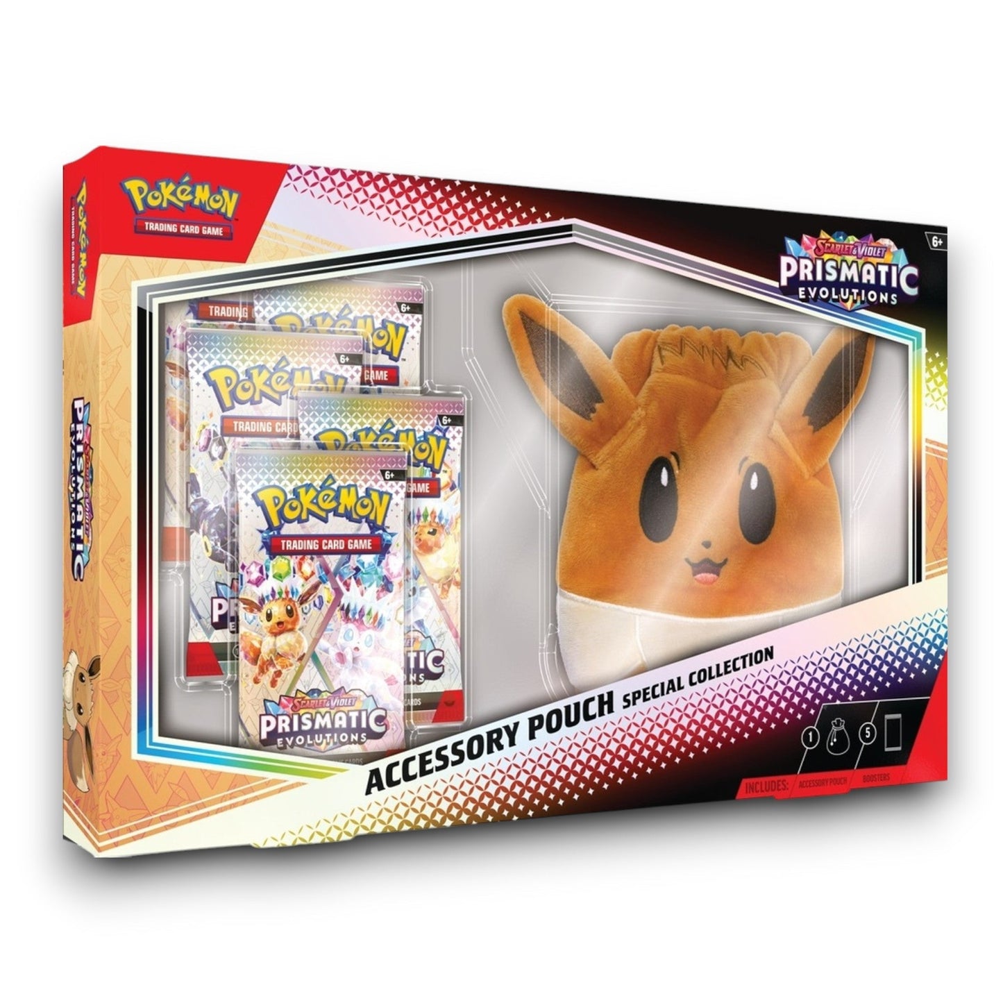 Pokémon TCG: Scarlet & Violet 8.5 -Accessory Pouch Collection Box - Prismatic Evolutions