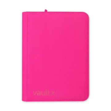 Vault X Neon Pink Exo-Tec® Zip Binder - Various Sizes Available